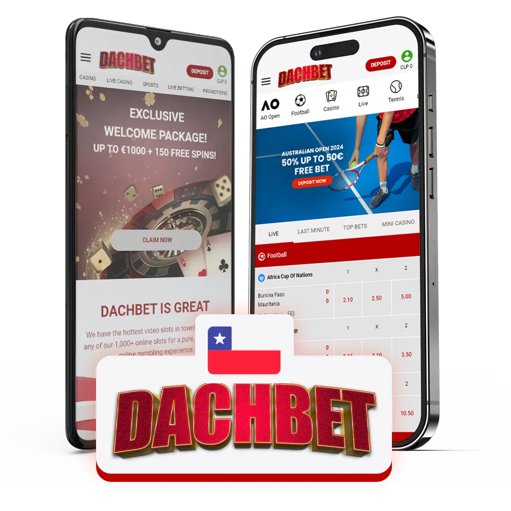 Dachbet ofrece juegos y apuestas en app móvil.