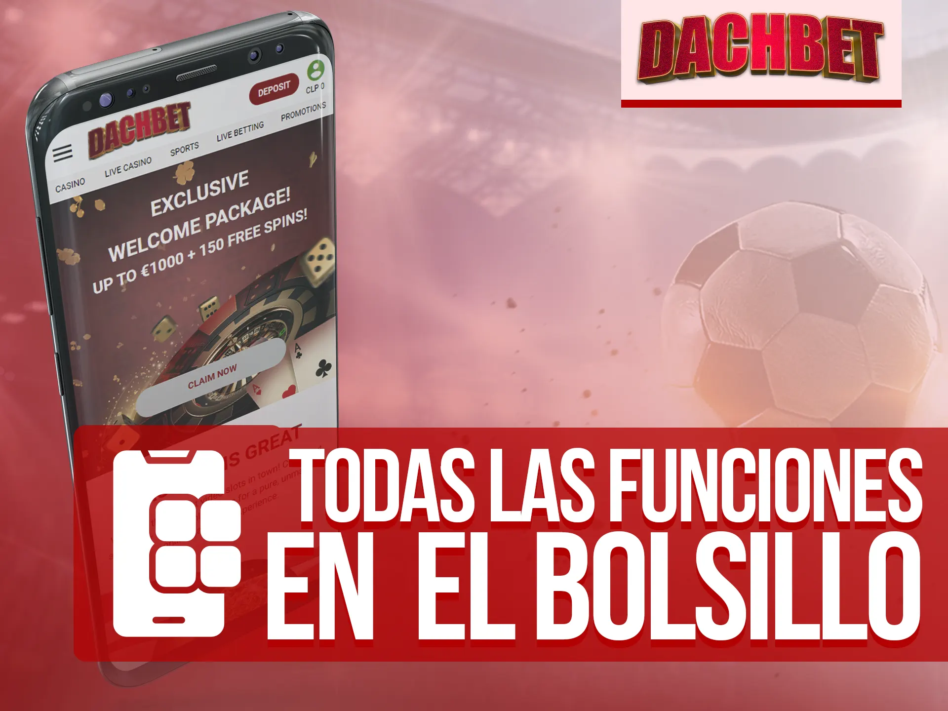 Dachbet en tu bolsillo, funciones completas y fácil acceso.