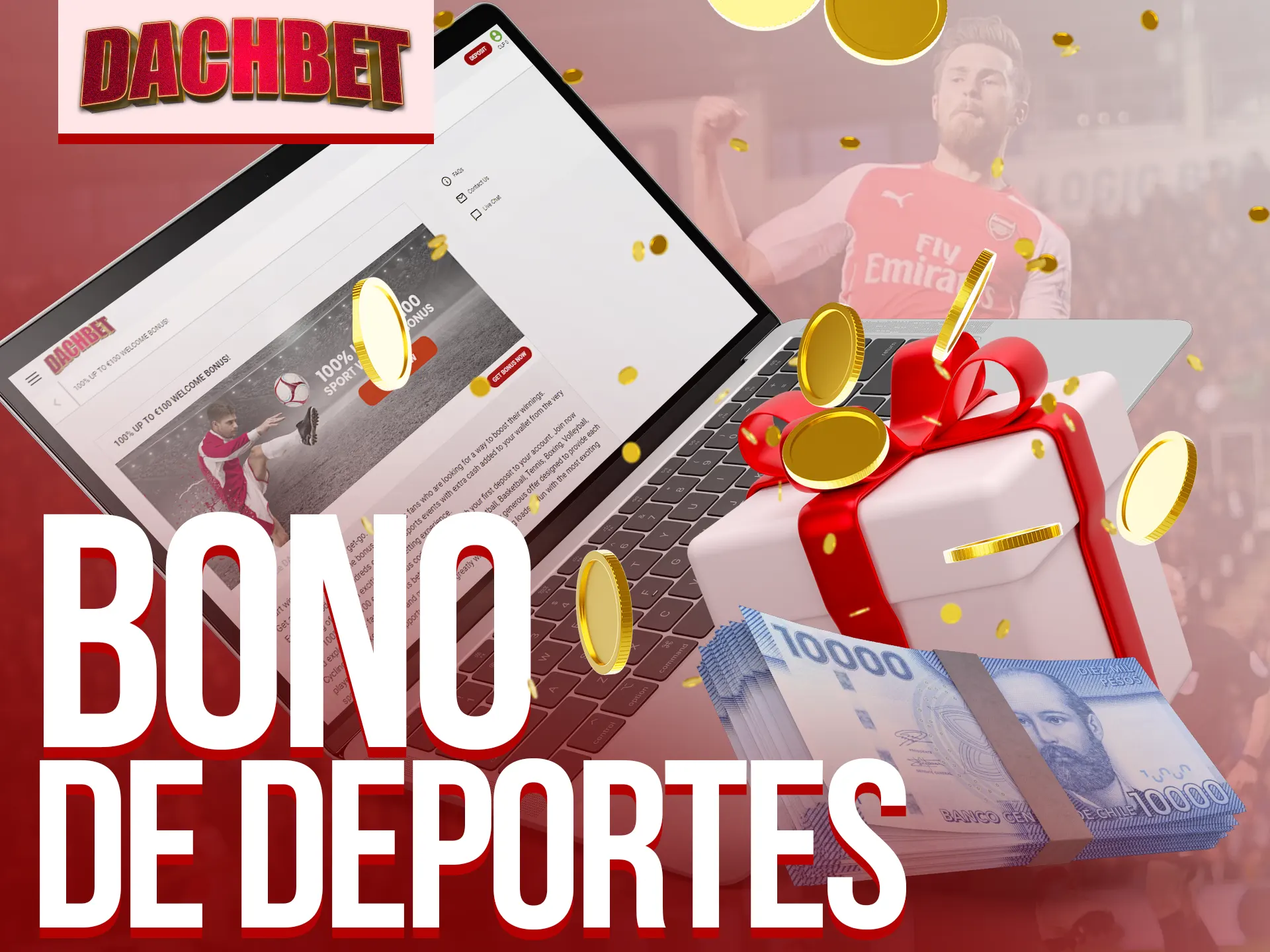 Dachbet ofrece bono deportivo del 100%, hasta €100.