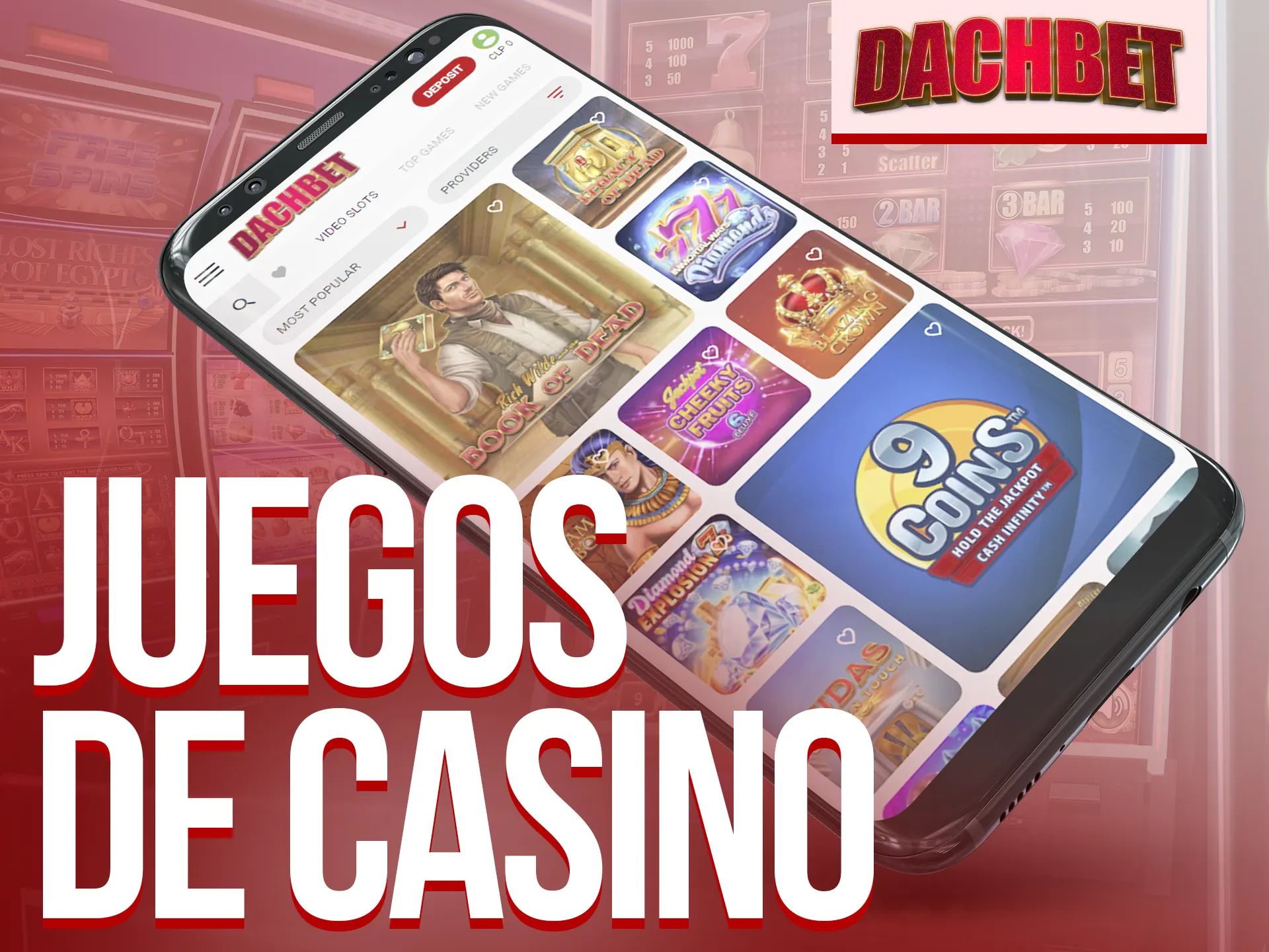 Disfruta juegos de casino en Dachbet, incluyendo slots y jackpots.