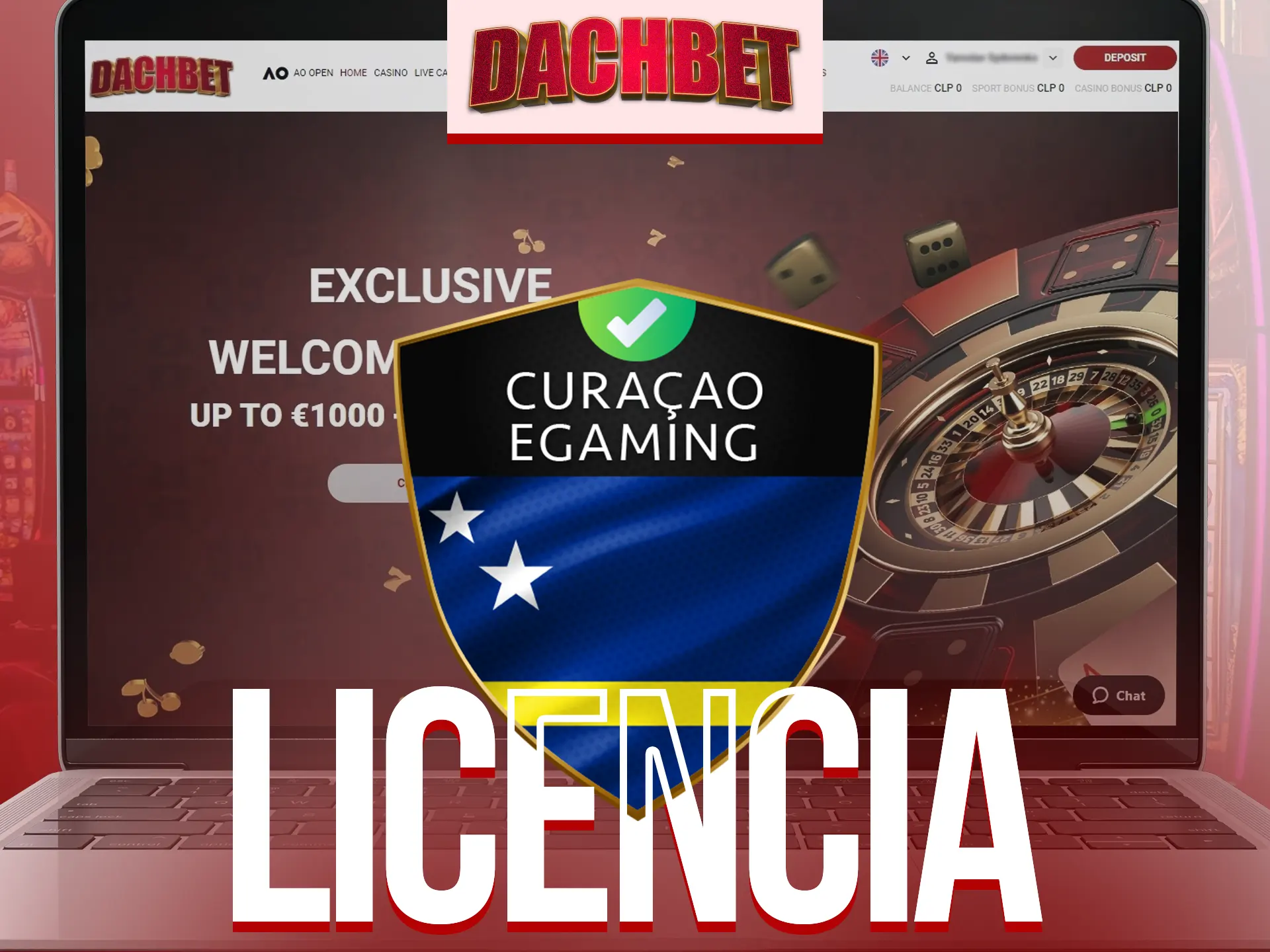 Dachbet opera legalmente con licencia de Curazao.